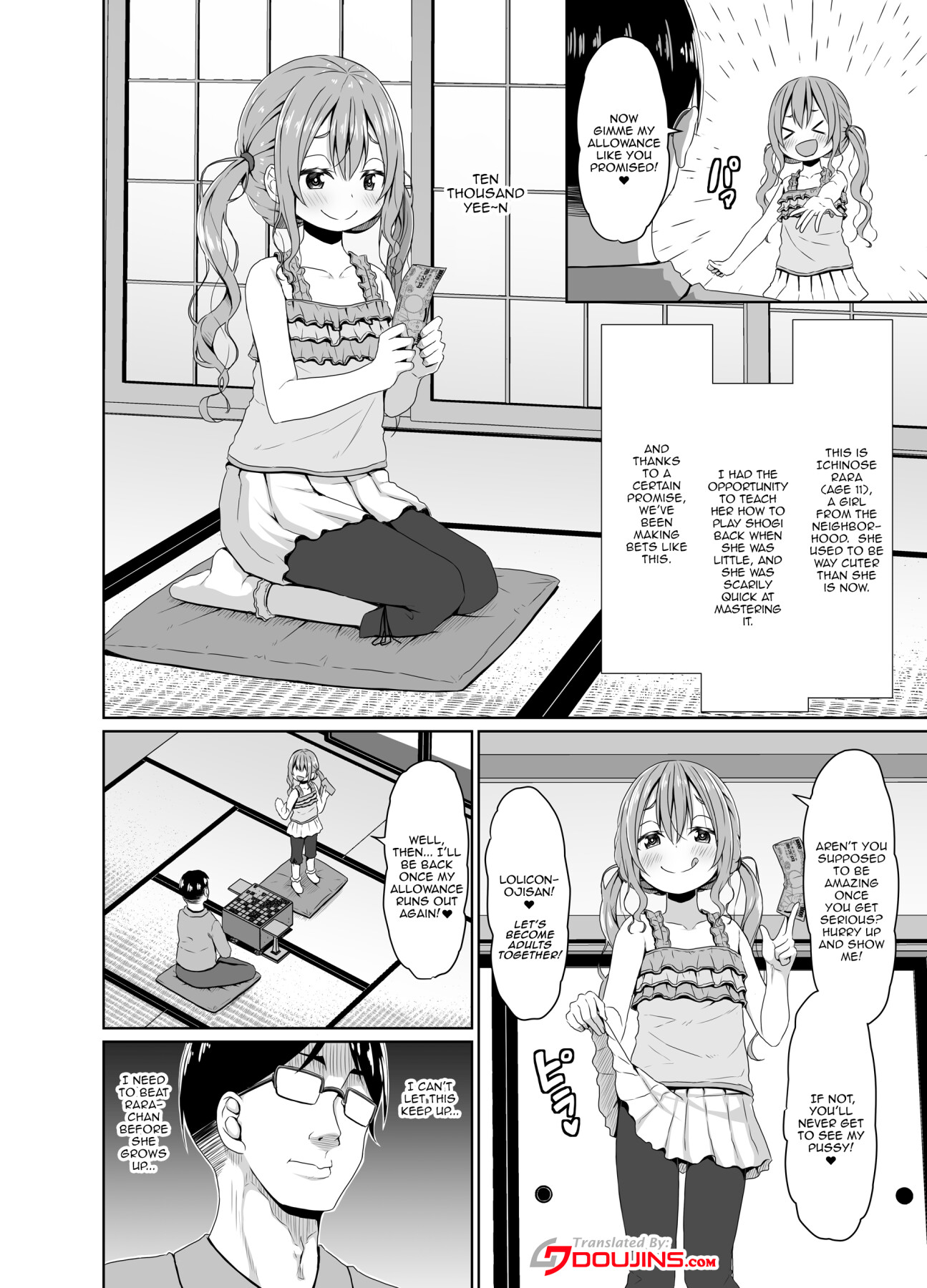 Hentai Manga Comic-Beating a Brat Who's Better Than Me At Shogi With My Dick-Read-3